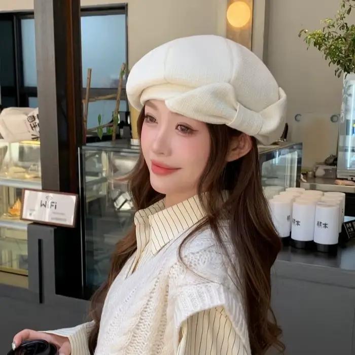 Béret rétro japonais – détail de nœud