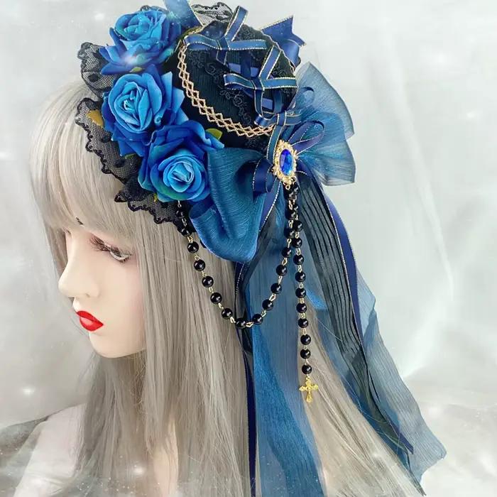 Coiffure Lolita gothique foncé sauvage lo