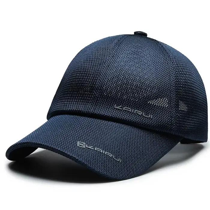 KAIRUI respirant pleine maille chapeau hommes à la mode casquette de Baseball Hip Hop
