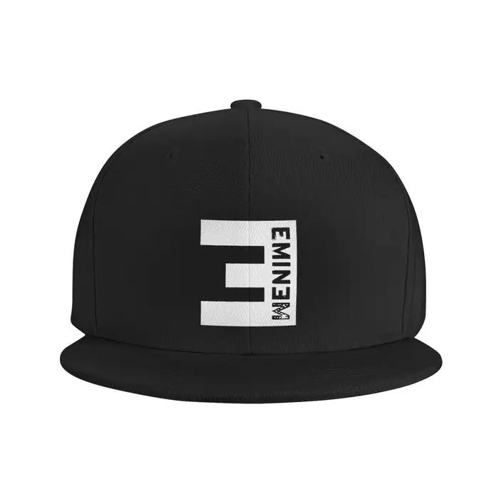 Hiphop casquette de Baseball hommes Eminem mode casquettes plates chapeaux pour Logo Asquette Homme papa chapeau