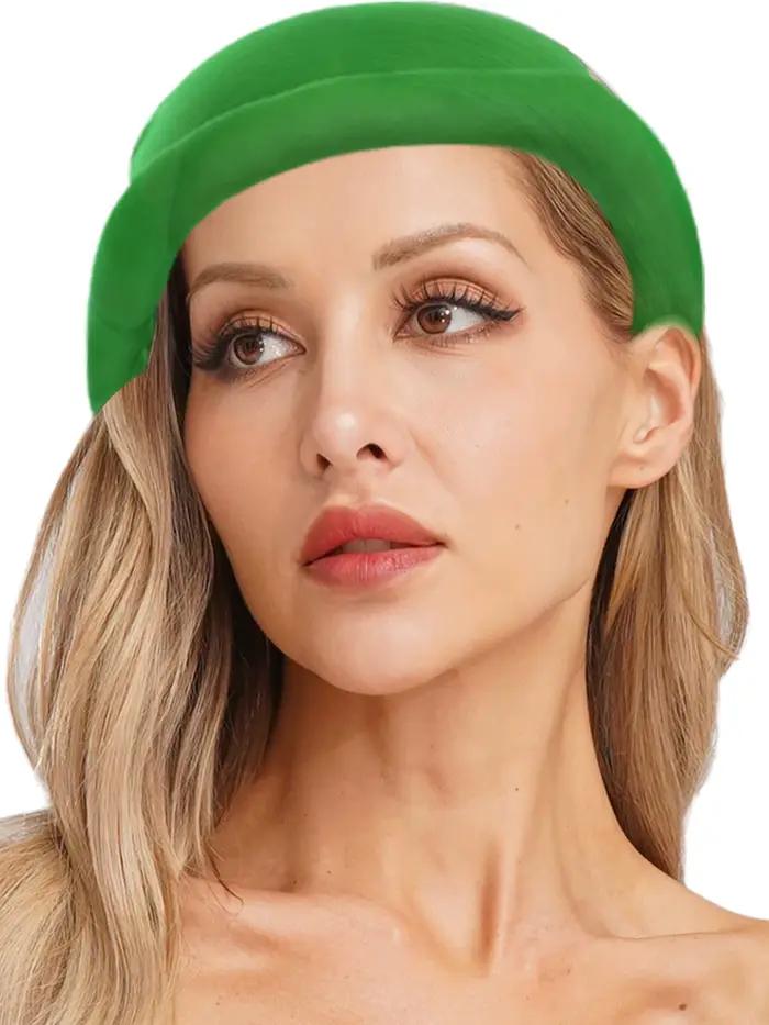 Chapeau d'elfe de Noël garniture rembourrée pointu pour hommes et femmes accessoire de fête Noël Halloween carnaval mascarade