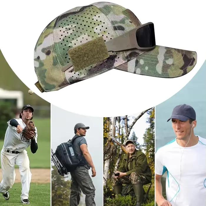 Casquettes de Sport Tactiques pour Adultes Style Décontracté Polyester et Coton Protection Solaire Durables Occasions Plein Air Chasse Randonnée