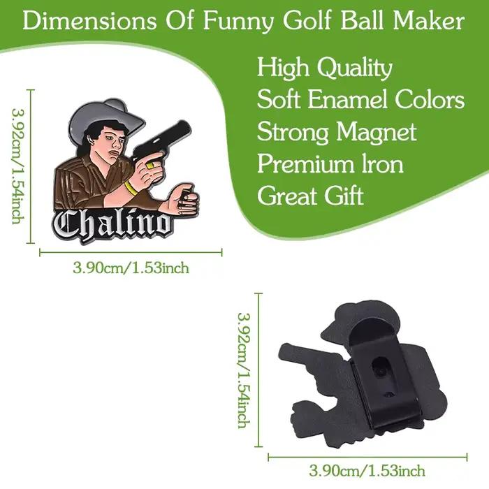 Épingles décoratives pour chapeau de balle de Golf