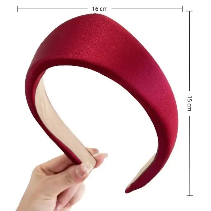 2025 velours femmes bandeau anti-dérapant large bord Triangle