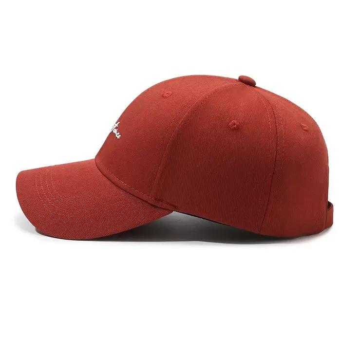 Casquette de baseball orange FS pour hommes et femmes
