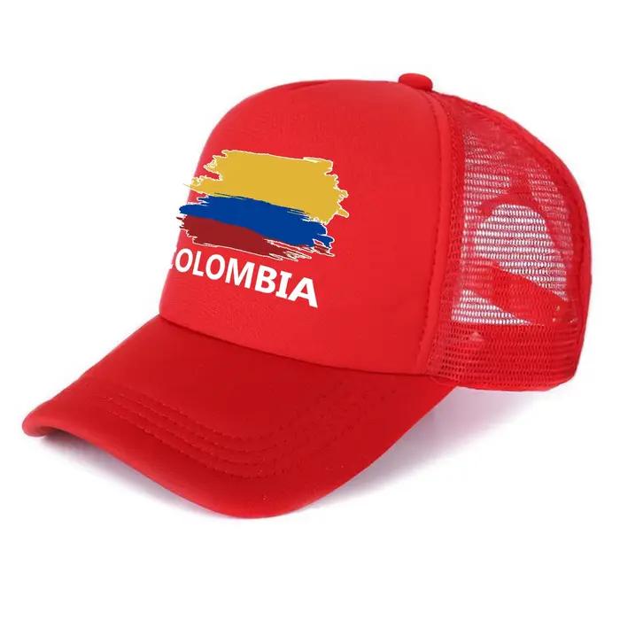 Casquette de baseball imprimée drapeau colombien