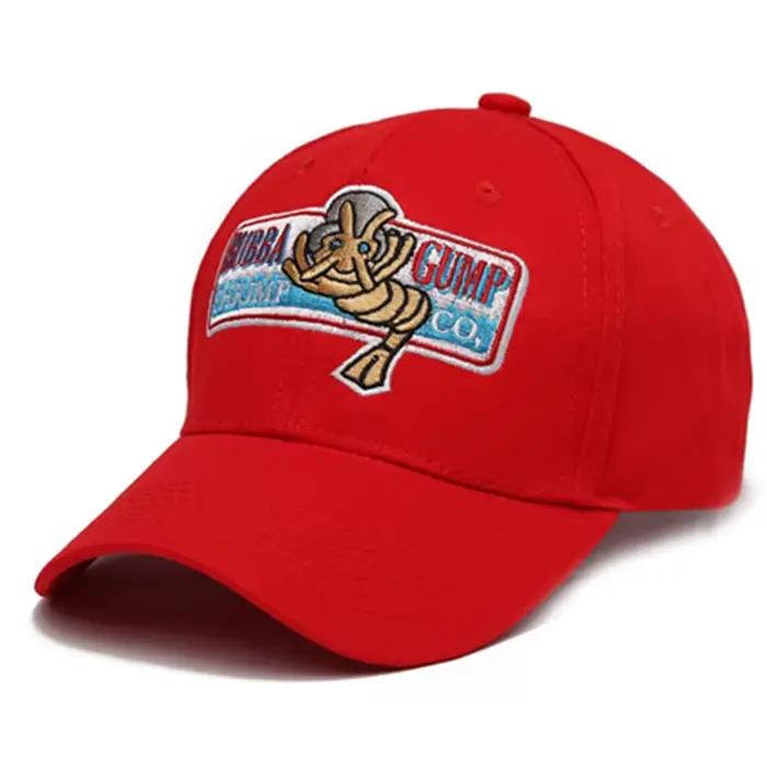 Nouvelle offre spéciale transfrontalière de la saison Forrest Gump casquette de baseball brodé hip hop chapeau unisexe coton été large bord rond...