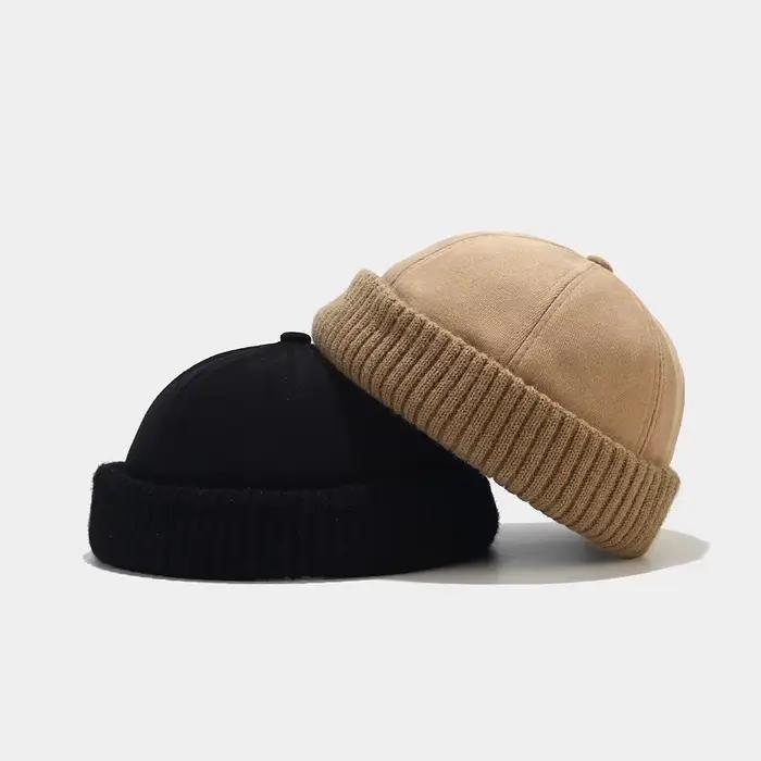 Nouveau unisexe Docker casquette Skullcap rétro marin