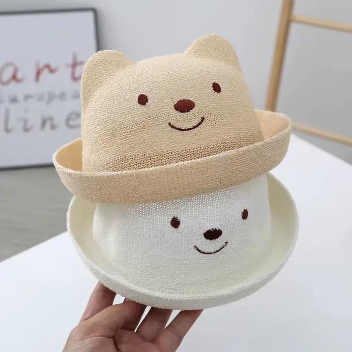 Chapeau de paille d'été pour bébé