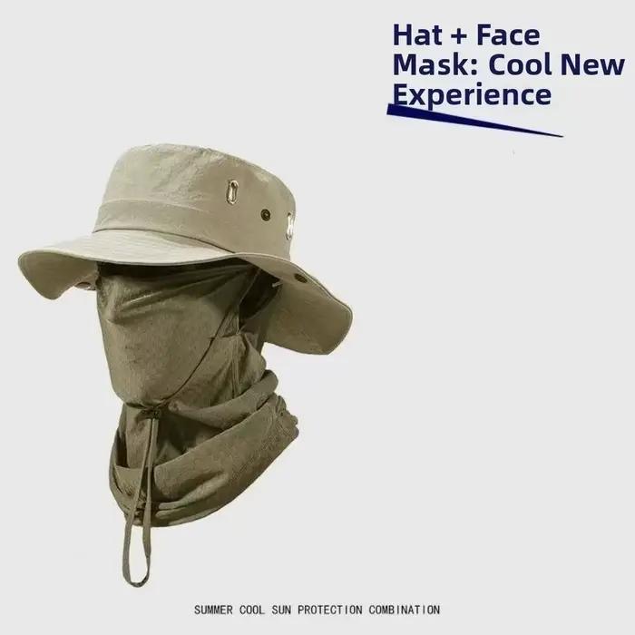 Casquette de protection solaire à séchage rapide pour hommes
