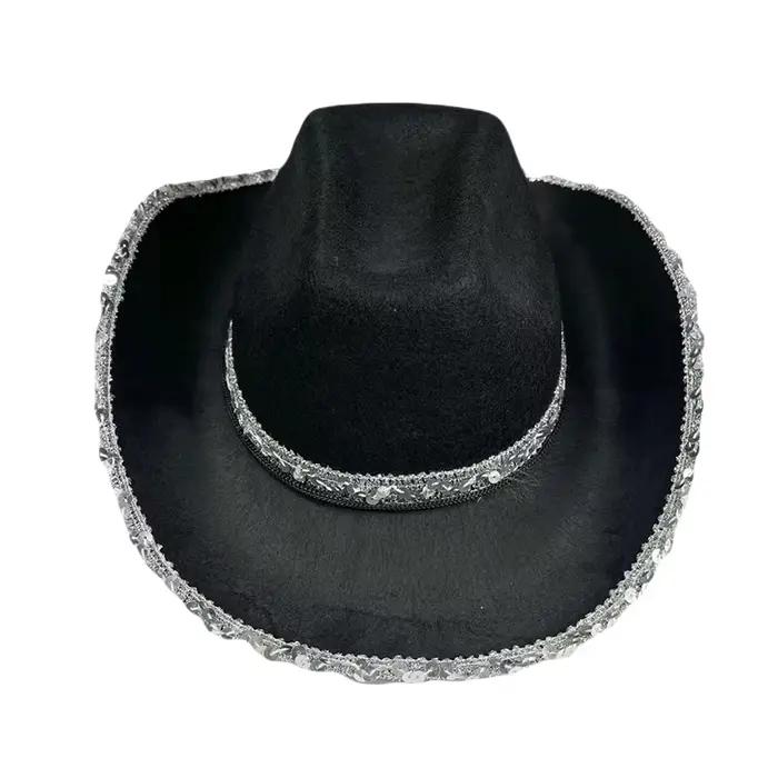 Chapeaux de cowboy western vintage pour femmes
