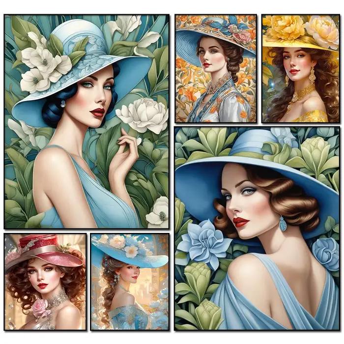 Chapeau de fleur Sexy pour femme