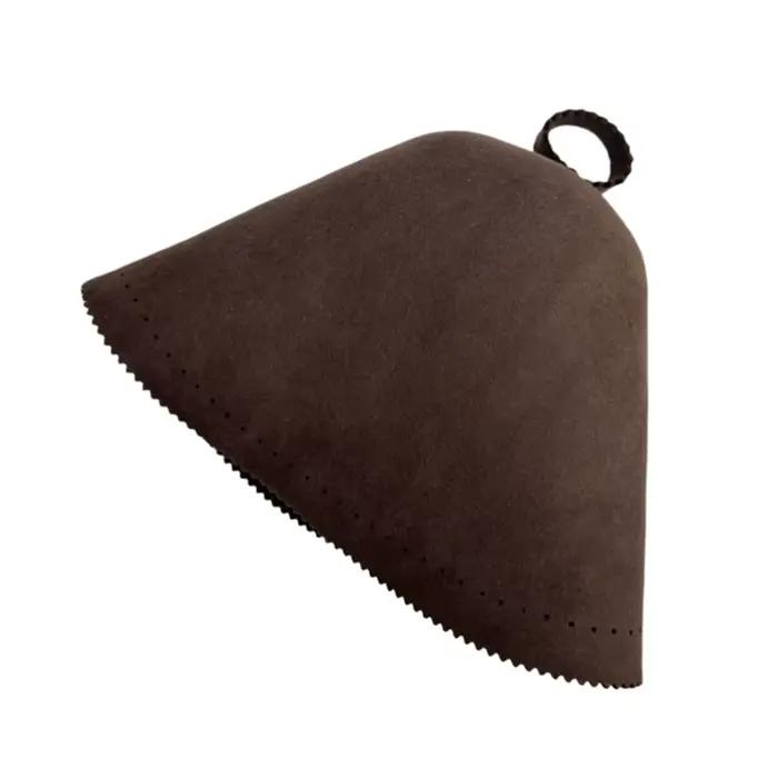 Chapeau de Sauna en Laine Mérinos Mince et Doux pour Détente en Sauna et Bain Occasions Spéciales Élégant et Écologique