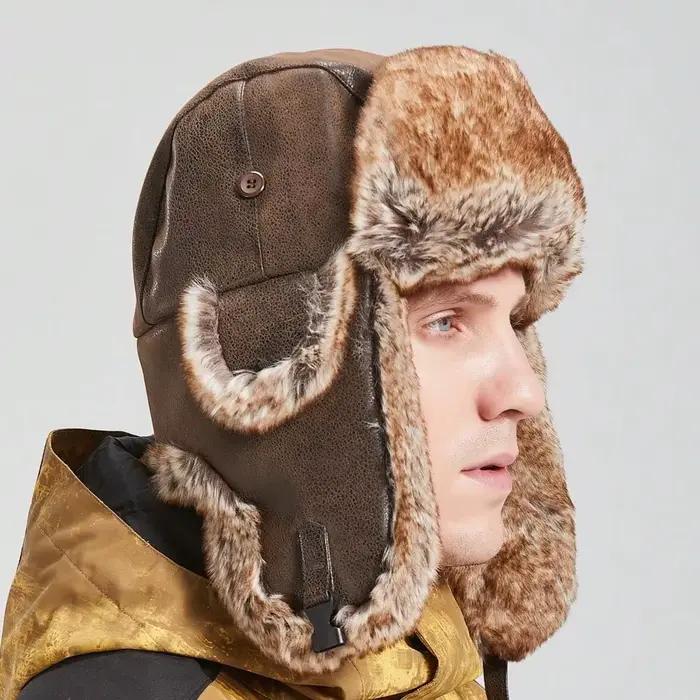 Chapeaux de bombardier d'hiver pour hommes et femmes