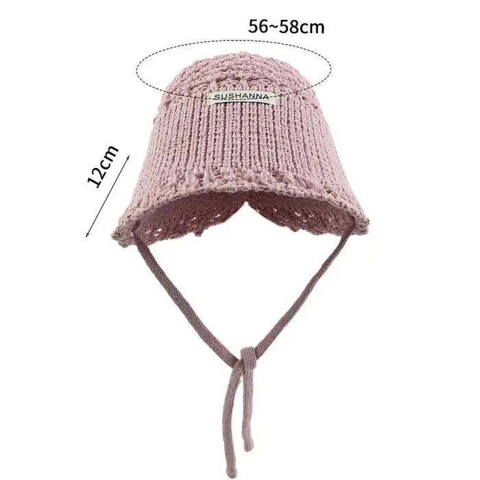 【CPI】 Chapeau de soleil en crochet avec protection UV pour femmes