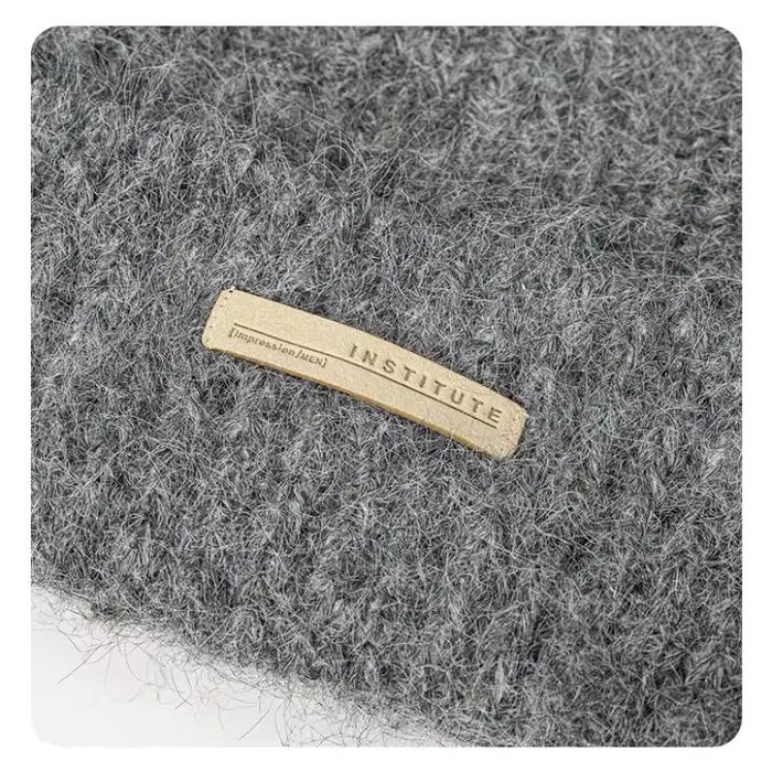 Bonnet tricoté en laine pour Couple