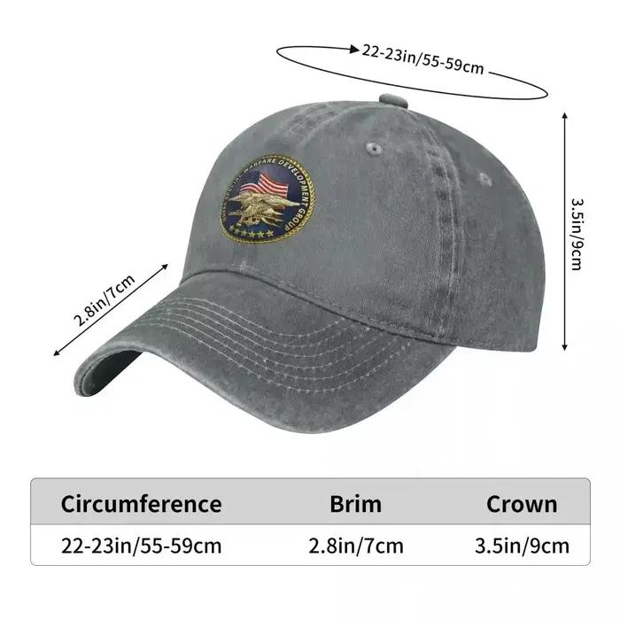 Casquette de baseball Navy Seal Team en polyester pour homme et femme, ajustement réglable, style sportif, protection solaire, idéale pour les activités de plein air et les sorties quotidiennes