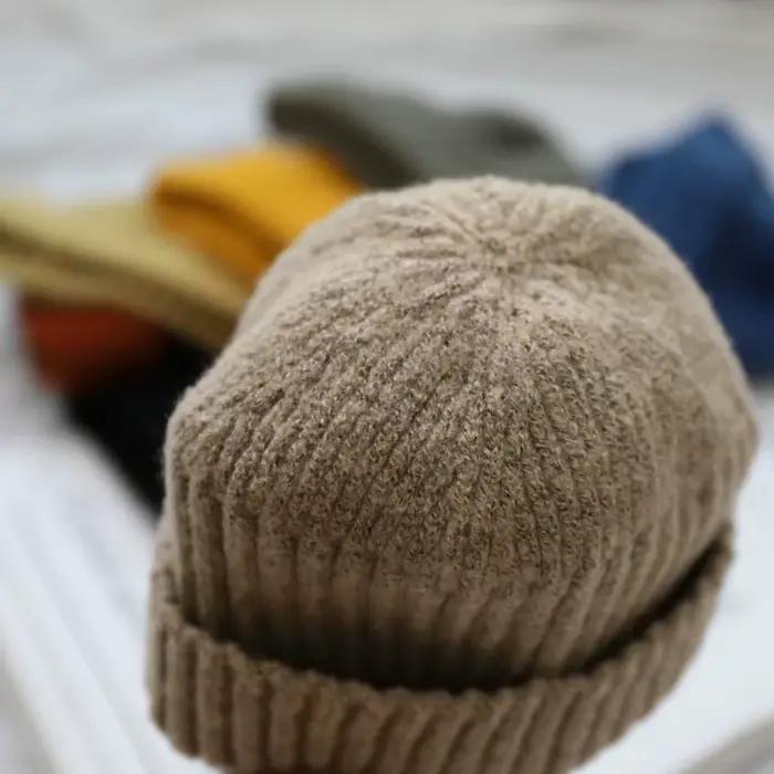 Chapeau chaud d'hiver en laine tricoté pour enfants de 2 à 6 ans