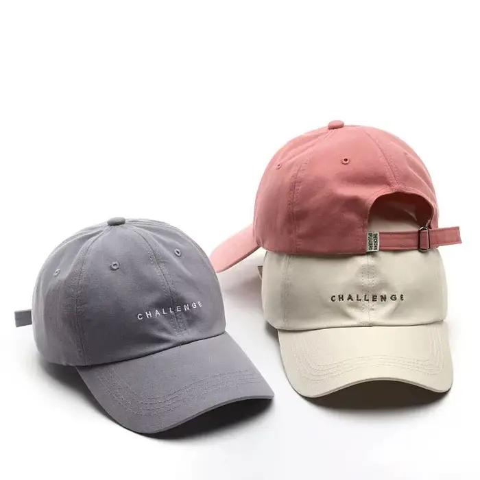 Casquette de baseball brodée de lettres pour hommes et femmes
