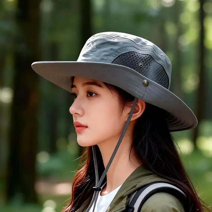 Chapeau de pêcheur unisexe sport polyesters protection solaire randonnée jungle escaladeextérieur occaions spéciales