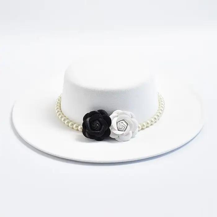 Chapeau Fedora de Style français pour femmes