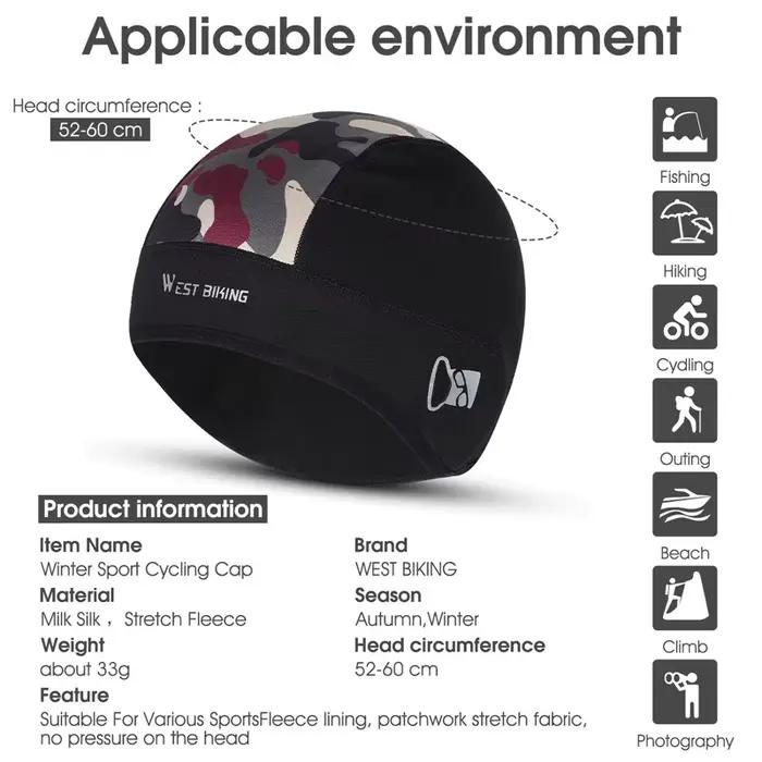 WEST BIKING – casquette de cyclisme pour hommes et femmes