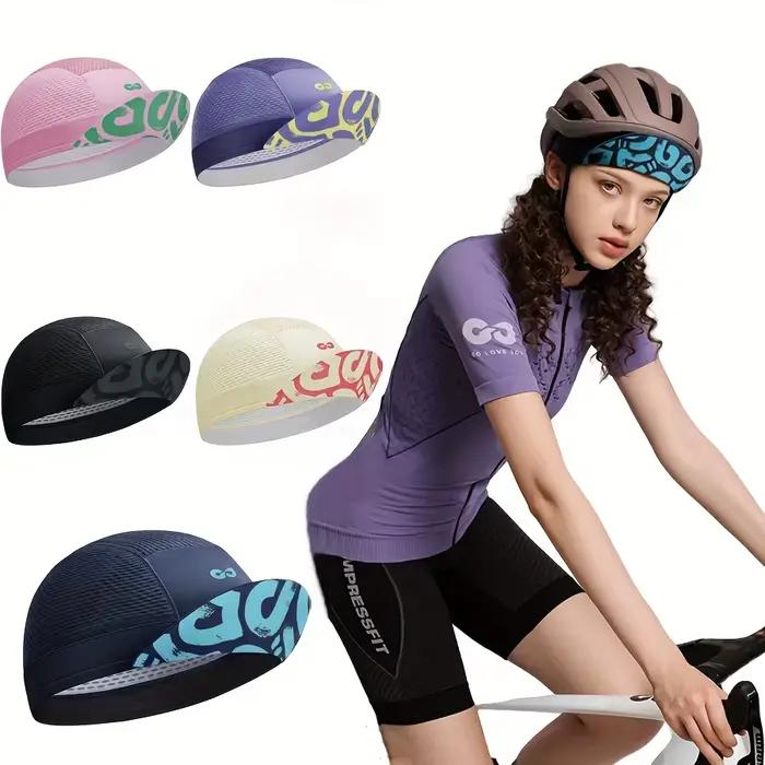 Casquette de Cyclisme Pare-Soleil Polyesters Multicolore Protection Solaire Occasions Extérieures Vélo Randonnée Pêche