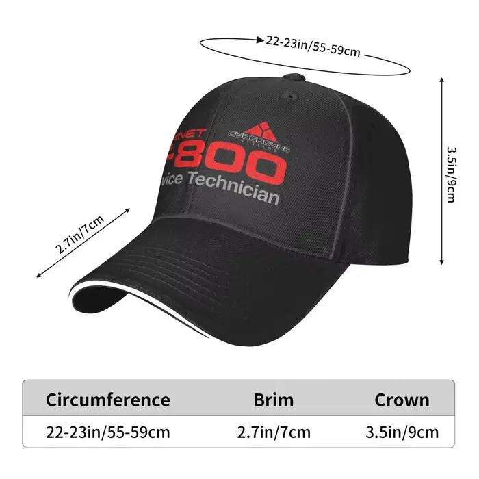 T-800 technicien le politiquement ator hommes casquettes de baseball casquette à visière pare-soleil chapeau de protection solaire