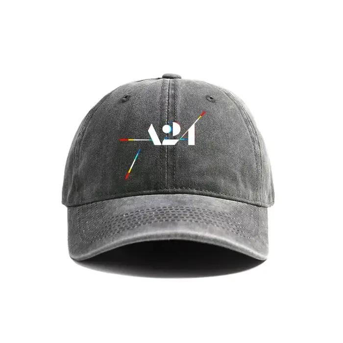 A24 casquettes de Baseball chapeaux en détresse casquette hommes femmes rétro en plein air été réglable