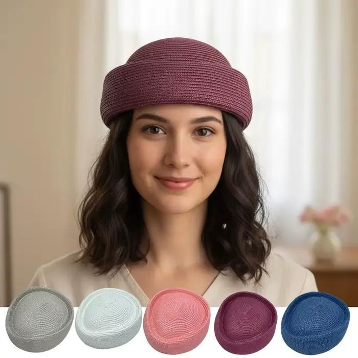 Béret uni tendance, style français décontracté