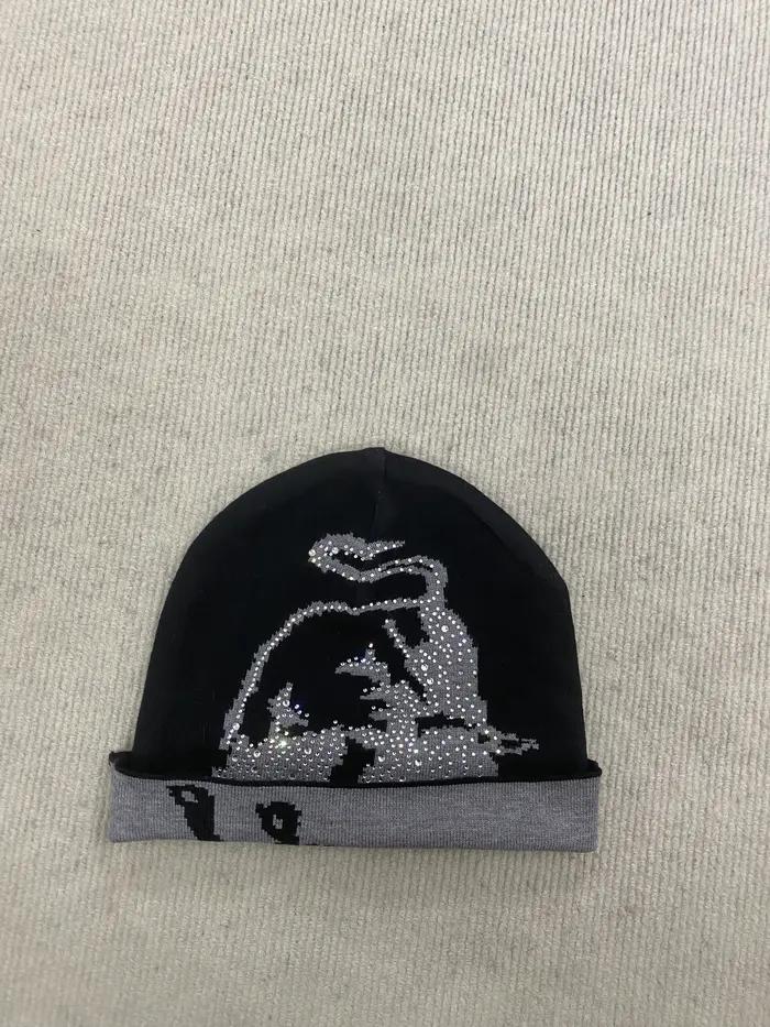Chapeau tricoté en Jacquard avec Alphabet Hip Hop de rue américaine