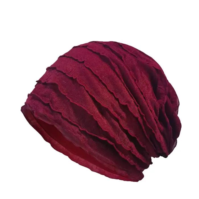 Printemps été et automne mode Slouchy Bonnet chapeau femmes Skullies femme mince