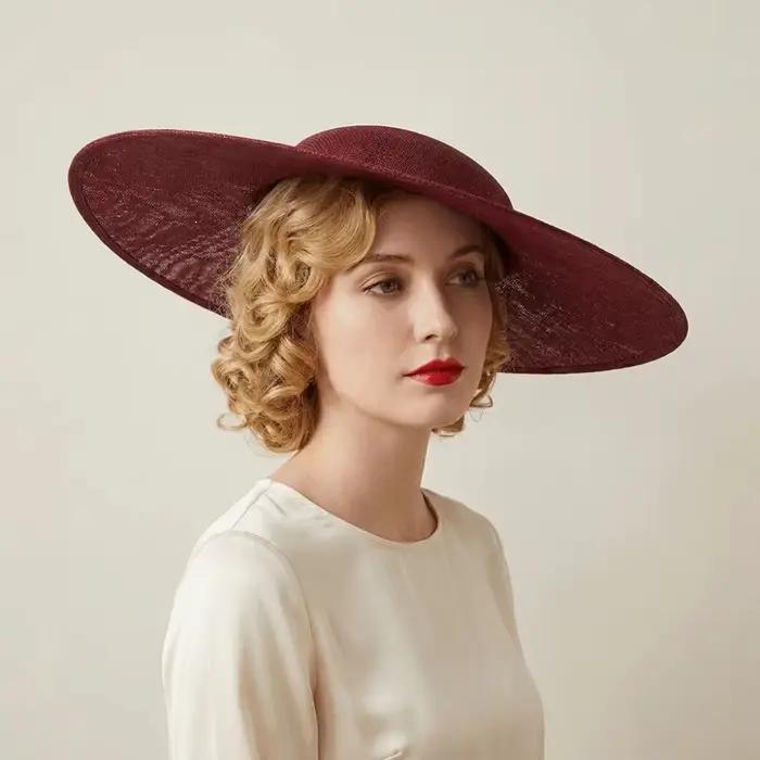 Chapeau Bibi Vintage Polyestère Pour Femme Multifonctionnel Adapté Aux Quatre Saisons Occasions Spéciales Casual Chic