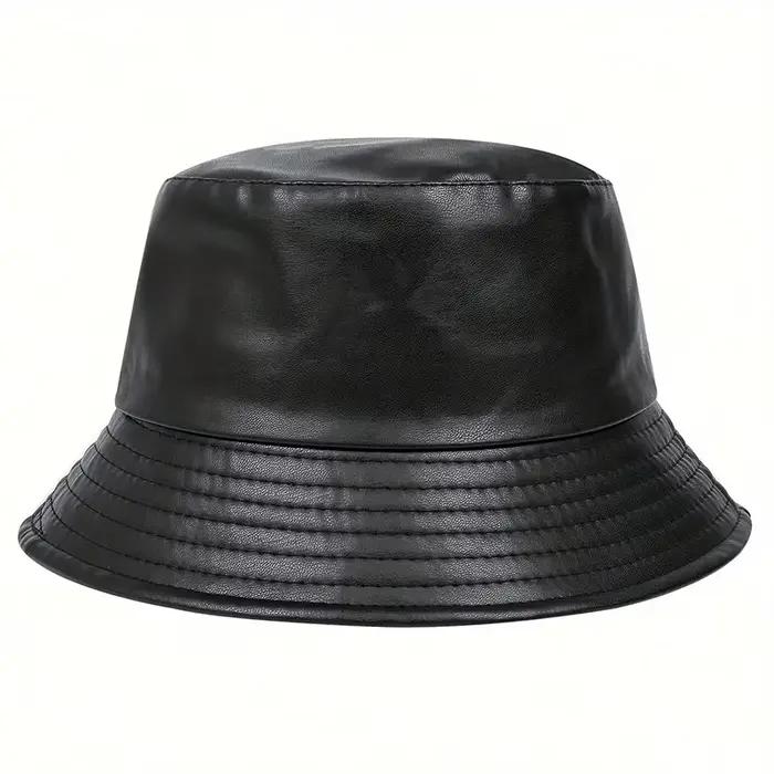 Chapeau unisexe en cuir solide pour homme et femme chapeau de protection solaire chapeau de voyage en plein air chapeau de pêche occassions spéciales et tous les jours
