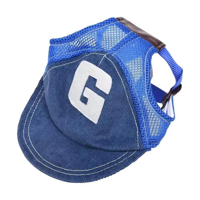 Chapeau de sports de plein air avec trous d'oreille pour animaux de compagnie
