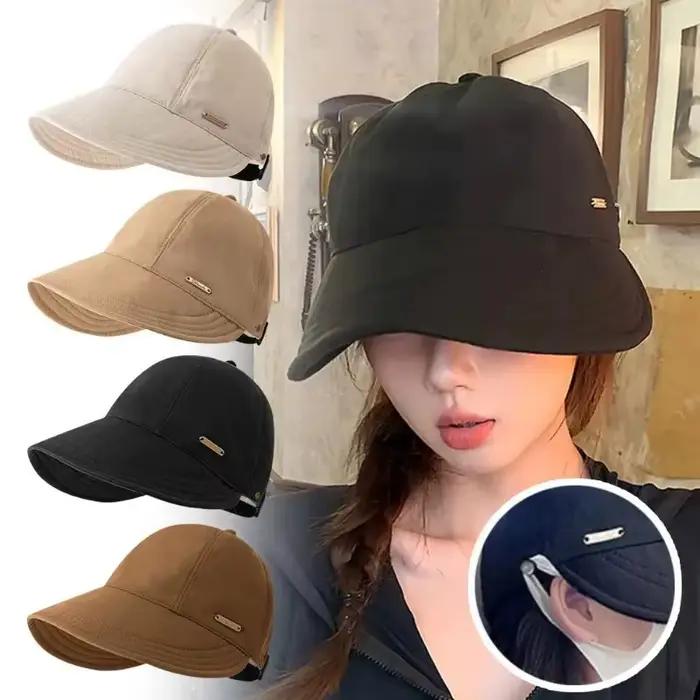 Casquette de baseball à large bord pour femmes