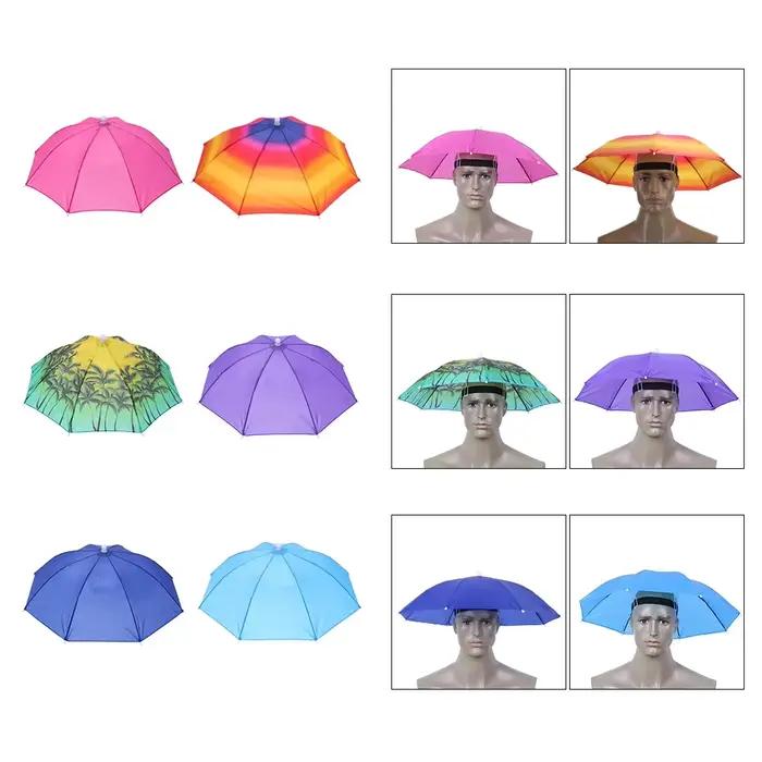 Chapeau parapluie de pluie Portable en plein air