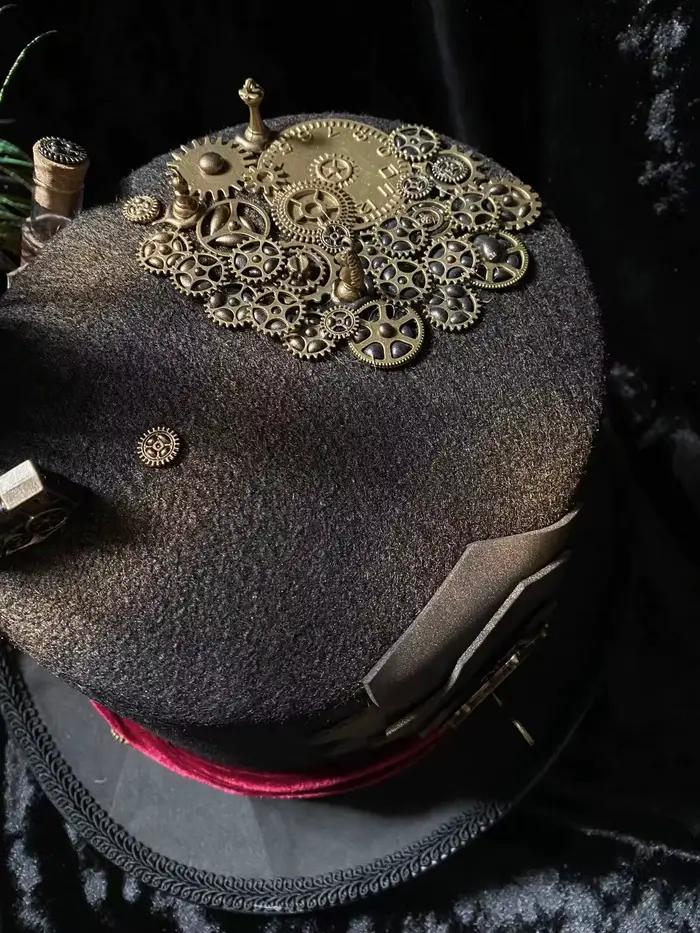 Pirate cirque le chapelier fou Steampunk rétro scène magique haut-de-forme Halloween Cosplay vêtements accessoires chapeaux