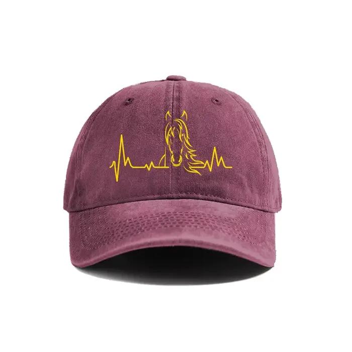 Hats Cap Hommes Rétro En Plein Air D'été Réglable Amour Cheval Baseball Caps Chapeau MZ-229