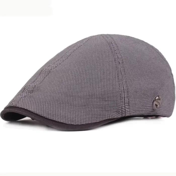 Bérets Vintage Hommes Femmes Casquette Chapeau pour Printemps Automne Coton Rétro Béret