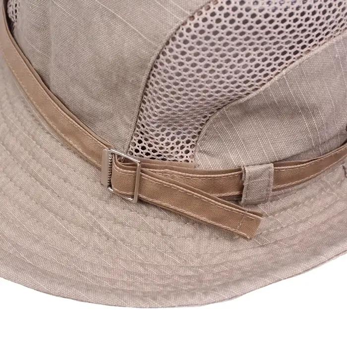 Chapeau de seau en coton pour homme protection solaire randonnée plage pêche jungle été extérieur sport style moderne