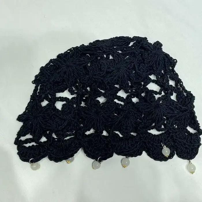 Bohemian Style Crochet Flower Knitted Hat Handmade Thin Hollowed Out Beanie Cap Korean