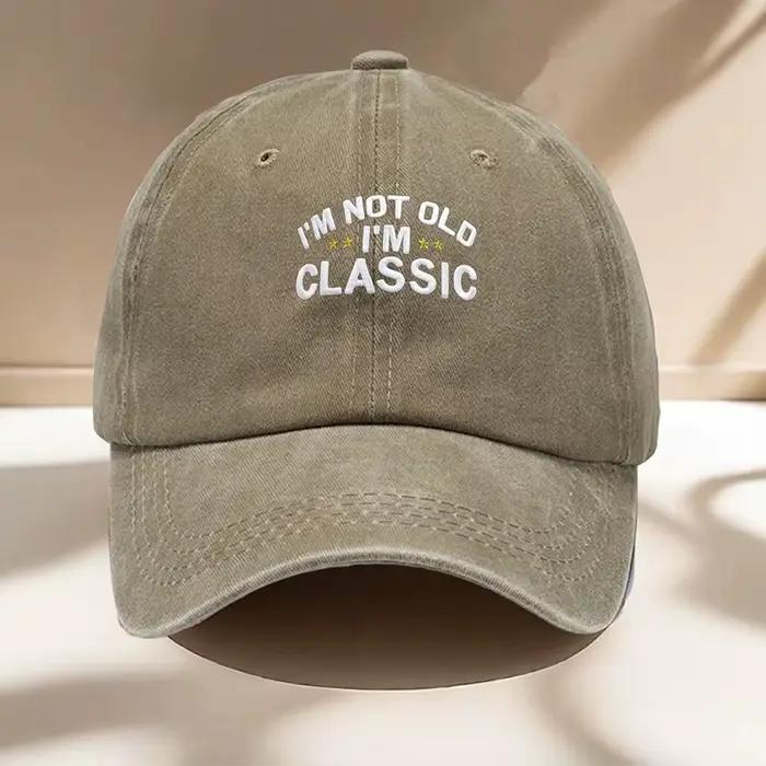 Casquette de baseball classique vintage délavée pour hommes et femmes
