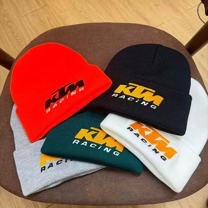 Nouveau bonnet tricoté brodé KTM