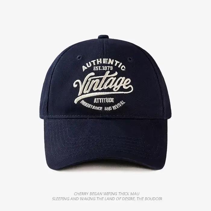 Casquettes de baseball brodées vintage coréennes pour femmes protection solaire multicolore ajustable pour hommes adultes toutes saisons extérieur
