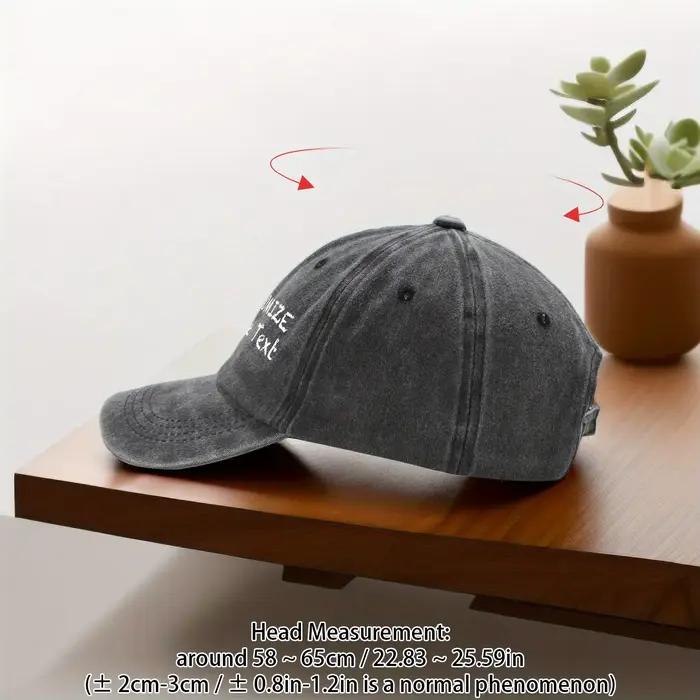 Casquette de baseball personnalisable élégante et stylée pour homme et femme occasions décontractées et spéciales