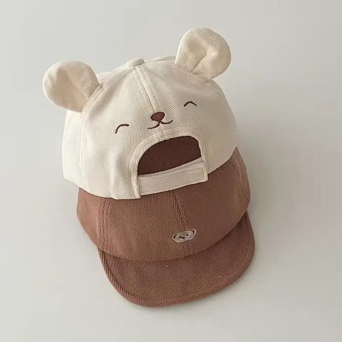 Chapeau de Baseball ours de dessin animé pour bébé