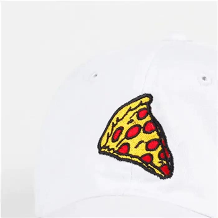 Nouvelle casquette de baseball brodée Pizza pour femmes