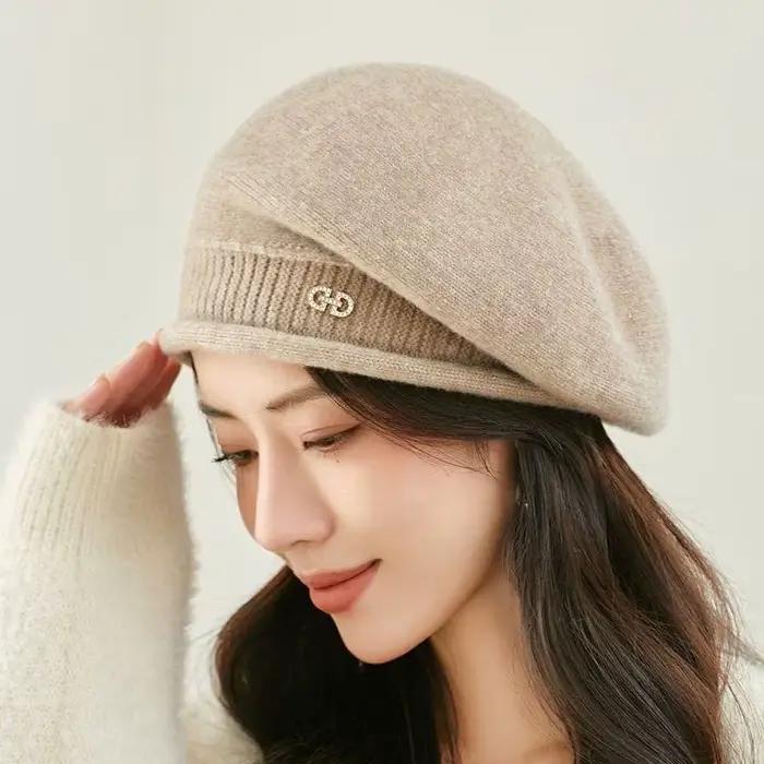 Béret tricoté d'hiver pour femmes