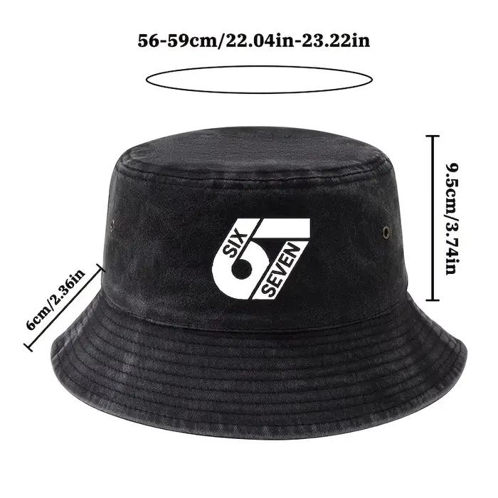 Chapeau Bob Unisexe Imprimé SIX SEVEN (170-180 cm)